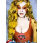 Denyce Lawton Instagram – Tricks & Treats – 😛 #Thundercats #Cheetara  #MANIFESTATIONS 🙌🏽✊🏽 #HappyHalloween 🎃 #80sBaby

SIDENOTE…. I did my own hair and makeup .. and I think I nailed it 😛