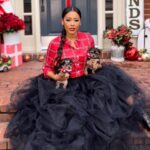 Denyce Lawton Instagram - Happy Holidays 🥰🎄♥️ Merry Christmas , Happy Hanukkah, Happy Kwanza 🥰 #KimchiAndMochi 🐶💋 ( ON MY PROFILE PAGE 🤣😫 NOT propose page) OUTFIT PIECES: @amazonfashion @amazon @amazonprime