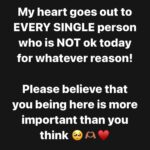 Denyce Lawton Instagram - You are seen!! You’re NOT ALONE! It’s OK to NOT be ok!! 🙏🏽🙏🏽🙏🏽🫶🏽🫶🏽🫶🏽♥️♥️♥️