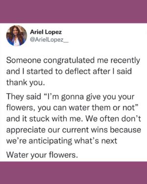 Denyce Lawton Instagram - 🫶🏽 Happy Hump Day! ♥️ 💐Patience is definitely a virtue! 🙏🏽✊🏽