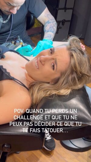 Denyzee Instagram - Qui veut voir le resultat final? 🤣🤣 #humour #tattoo #tattoos #tattoolover #firsttatoo #meme #pov #quebec #francais #memestiktok