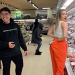 Denyzee Instagram - Best trending game ever 🤣🥳 J’ai explosé de rire tellement que c’était drôle! Qui n’aurait jamais osé faire ça en public? Rf. @elissadeheart #tiktok #trend #shop #fashion #meme #fun #drole #comedy #humour #mdr #lol #outfit