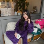 Derya Pınar Ak Instagram – 💜
styling: @elifduzgunzzz