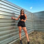 Destiny Monique Instagram – Put a boot on with shorts and now your outfit is fall friendly. 🍁😁🍁
–
Shorts @halara_official these are super soft and stretchy loved them all summer. Use my code when you shop Adaywi0 for 15% off. (Full Halara haul with more comfortable pieces on my YouTube channel) 
.
.
.
.
#allblackfit #shortsandboots #stylefashion #halara #halara_officialyes @halara_official