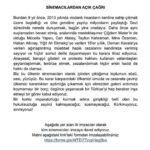 Devrim Yakut Instagram – Biz aşağıda imzası olanlar.#sinemacilardançağrı