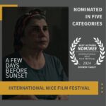 Devrim Yakut Instagram – Nice International Film Festival Nominated
Adaylıklar
1-Best Picture of the Festival-Festivalin En İyi Filmi
A Few Days Before Sunset

2-Best Foreign Language Feature Film-Yabancı Dilde En iyi Film
A Few Days Before Sunset
@afewdaysbeforesunset 

3-Outstanding Actor in a Foreign Language Film
Yabancı Dilde En İyi Erkek Oyuncu
Uğur Güneş
@ugurnesofficial 

4-Outstanding Actress in a Foreign Language Film
Yabancı Dilde En İyi Kadın Oyuncu
Devrim Yakut
@devrimyakut 

5-Best Edition of a Foreign Language Film
Yabancı Film, En İyi Kurgu
Umut Sakallıoğlu
@umutsakallioglu