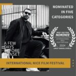 Devrim Yakut Instagram – Nice International Film Festival Nominated
Adaylıklar
1-Best Picture of the Festival-Festivalin En İyi Filmi
A Few Days Before Sunset

2-Best Foreign Language Feature Film-Yabancı Dilde En iyi Film
A Few Days Before Sunset
@afewdaysbeforesunset 

3-Outstanding Actor in a Foreign Language Film
Yabancı Dilde En İyi Erkek Oyuncu
Uğur Güneş
@ugurnesofficial 

4-Outstanding Actress in a Foreign Language Film
Yabancı Dilde En İyi Kadın Oyuncu
Devrim Yakut
@devrimyakut 

5-Best Edition of a Foreign Language Film
Yabancı Film, En İyi Kurgu
Umut Sakallıoğlu
@umutsakallioglu