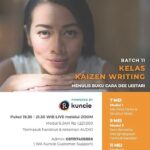 Dewi Lestari Instagram – MENULIS BUKU CARA DEE LESTARI

Kelas Kaizen Writing pertama tahun 2024 siap digelar! 

Kaizen, perbaikan kecil yang dilakukan berkesinambungan, adalah prinsip yang saya yakini dan terapkan dalam menulis. Di kelas ini saya akan berbagi metode hasil pengalaman dan uji coba sepanjang 23 tahun karier saya sebagai penulis. 

Kamu akan tahu tahap demi tahap yang saya lakukan, hal penting apa saja yang perlu dicermati ketika berproses, dan berbagai perbaikan yang bisa diterapkan agar kemampuan menulismu terus bertumbuh. 

Di mana pun kamu berada, di level apa pun kamu dalam menulis, kelas ini terbuka bagi semua.

Kelas Kaizen Writing via Webinar Zoom terbagi dalam tiga modul:

Selasa, 7 Mei 19.30-21.30 WIB
Modul 1: Ide Menjadi Karya — Memahami Ide, Peta Cerita & Sistem Kerja yang Berhasil

Kamis, 9 Mei 19.30-21.30 WIB
Modul 2: Seni Bercerita — Menghidupkan Cerita & Karakter

Sabtu, 11 Mei 19.30-21.30 WIB
Modul 3: Sentuhan Profesional — Riset, Swasunting & Disiplin Kaizen

Kamu akan mendapatkan hand-out, rekaman audio lengkap dari modul yang kamu ikuti, dan kesempatan tanya jawab pada setiap sesi. 

Nyalakan semangat, catat di kalender, dan amankan kursimu segera. Pendaftaran RT 11 telah dibuka! 👊

Daftar di bit.ly/kaizendee11 (klik link di Bio). 

#KelasKaizenWriting #KKW #KaizenWritingDee #Addeection #EventDee #Kuncie