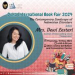 Dewi Lestari Instagram - Qatar, here we go! Kawan-kawan pembaca di Doha dan sekitarnya, silakan gabung di Doha Book Fair, ya. Saya akan hadir menjadi pembicara dengan tema “The Contemporary Landscape of Indonesian Literature” pada 16 Mei di DECC pukul 16.00-17.00 waktu setempat. So excited to be in Qatar for the first time ❤️ Sampai jumpa 👋 #DohaBookFair2024 #DeeLestari #EventDee