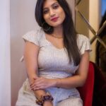 Dhanalakshmi Saminathan Instagram - 🤍 Shot by : @tru_the_lens_with_monk Outfit: @label_tawakkul . . . #instapost #instadaily #ootd #ootdfashion #outfit #dressup #collab #collaboration #messyhair #fashionvlog #fashionista #stylingseries #styling #featured #fyp #explorepage #explore #exploremore #scrunchies #scrunchie #dhanasaminathan #dhana #dhanaanu