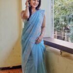 Dhanalakshmi Saminathan Instagram - 🌙 Saree : @askcouturesaree Pc: @style_with_abi #instapost #ootd #portrait #saree #foryou #dhanasaminathan