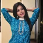 Dhanalakshmi Saminathan Instagram - 🥶 Pc : @style_with_abi #instagood #instapost #ootd #ootdfashion #kurti #bandini #bandinidress #fyp #explore #dhanasaminathan