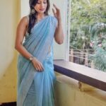Dhanalakshmi Saminathan Instagram - World Saree Day✨🥻 Saree by : @askcouturesaree Shot by : @style_with_abi . . . #worldsareeday #saree #sareelove #portrait #foryou #picoftheday #ootd #ootdfashion #actress #explorepage #tamil #tamilstatus #sixyardsofelegance #sareefashion #dhana #dhanasaminathan