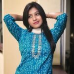 Dhanalakshmi Saminathan Instagram - 🥶 Pc : @style_with_abi #instagood #instapost #ootd #ootdfashion #kurti #bandini #bandinidress #fyp #explore #dhanasaminathan