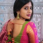 Dhanalakshmi Saminathan Instagram - 🌸🌙 Blouse perfectly stitched by: @label_tawakkul Saree: @label_tawakkul Shot by : @tru_the_lens_with_monk . . . #instagood #instapost #instadaily #fashionista #ootd #picoftheday #ootdfashion #fashionstyle #fashionblogger #dress #dressup #sareelove #sareeseries #sareestyling #featured #fyp #explorepage #explore #lovewhatyoudo #dhanasaminathan #dhana #anu
