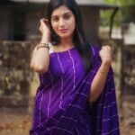 Dhanalakshmi Saminathan Instagram - I 💜 You Comment your favourite 1,2,3,4,5 🙈😍 Saree : @askcouturesaree Shot by : @tru_the_lens_with_monk . . . #purple #sareelove #sareeseries #photography #photoshoot #photoframes #picoftheday #ootd #photooftheday #photogram #portrait #sareestyling #love #featured #fyp #dhanasaminathan