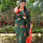 Dhanalakshmi Saminathan Instagram - Day 2 Pongal outfit 🫠🥰🌾🎋🐚 Makeup: @karthikmakeupartist Hairdo: @priyabalakrishnan1115 Saree: @pothysofficial #pongal #outfit #pattusaree #silk #silksarees #fyp #explore #tamil #tamilmemes #tamilstatus #dhana #dhanasaminathan