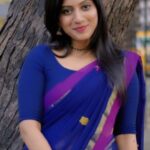 Dhanalakshmi Saminathan Instagram - உனை கானாதுருகும் நொடி நேரம்🙈💫 Saree : @askcouturesaree Shot by : @tru_the_lens_with_monk . . . #reelsinstagram #reelsinsta #reelsviral #viralaudio #tamilstatus #tamilbgm #tamilmemes #ilaiyarajamusic #80smusic #trending #fyp #explore #featured #dhanasaminathan