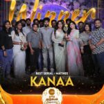 Dharshana Ashokan Instagram - Best Serial - Matinee...!!! #Kanaa Zee Tamil குடும்ப விருதுகள் 2023. #ZeeTamilKudumbaVirudhugal2023 #ZTKV #ZTKV2023 #ZeeTamil