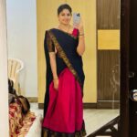 Dharshana Ashokan Instagram – Thank you so much @shansika1 ❤️ for these lovely half sarees 😇😇❤️