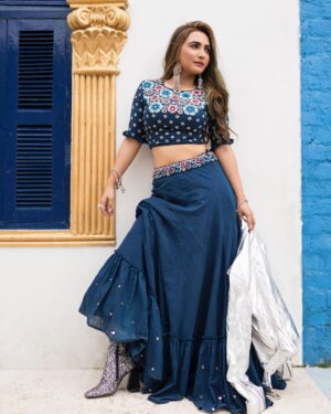Dhrriti Saharan Reddy Instagram - 🦋
 #DhrritiSaharan #DS🦋
Wearing : @mamathatulluri ‘s 100% Organic Ida Collection
Jacket : @michaelkors
📷 : @saket_goyal_photography