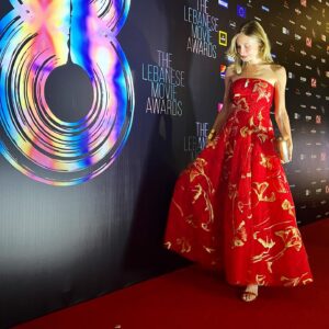 Diamand Abou Abboud Instagram - It was a great pleasure to attend the Lebanese Movie Awards in its 8th edition as a jury member and to celebrate Lebanese cinema✨
Thank you @lbmovieawards @emilioeid for this cinematic evening.
Congratulations to all winners!
A Big Thank you to:
@saiidkobeisy for the amazing dress 
@georgesrichane for the beautiful styling 
@sethathor.designs for the lovely necklace
#cinema #lebanese_cinema #movies #films #awards #lmas #actress #diamand_abou_abboud #Beirut #Lebanon