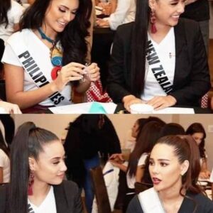 Diamond Langi Instagram - Miss New Zealand memories at @missuniverse 👑🩷
