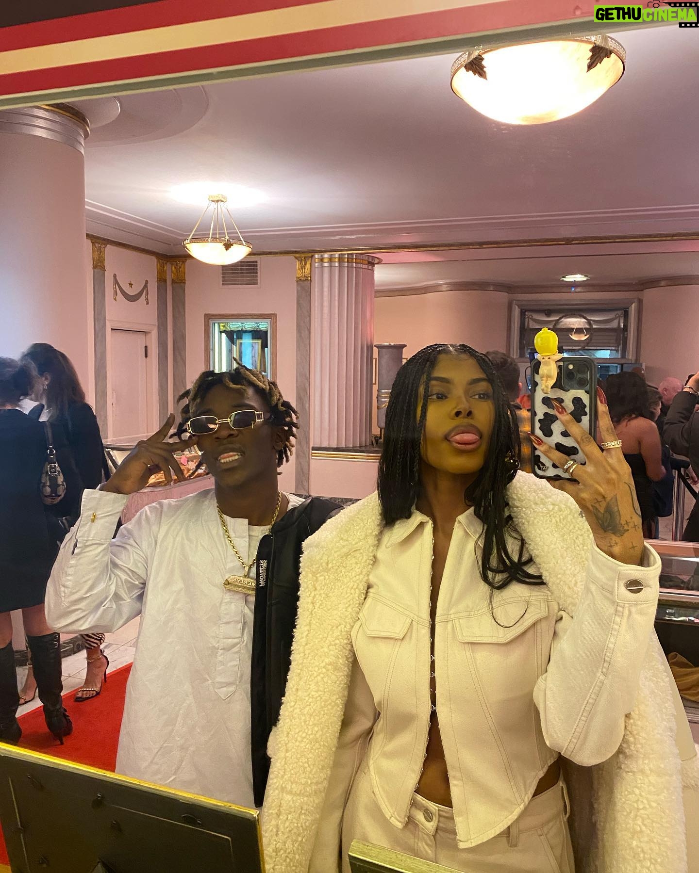 Diamond White Instagram - They told me I was giving a speech within MINUTES of me giving the speech. I winged it lol 🥂