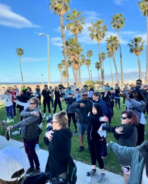 Diana Nyad Instagram - Yesterday @everwalk drew a great crowd for our NYAD OCEAN WAlK in Santa Monica. Our purpose was to raise commitment to reducing single use plastics. Dianna Cohen, CEO of the Plastic Pollution Coalition spoke to all of us about the devastation plastics are imposing on our oceans, our air, our own bodies. Let’s all of us try to choose other than plastic for our daily beverages. Each one of us can make a difference. #plasticpollutes #everwalk
