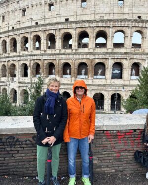 Diana Nyad Instagram - From the Colissuem to the Trevi Fountain, we have soaked up the glorious history of Rome. We fly home tomorrow BUT will tune in the Super Bowl tonight. Kickoff Rome time: 12:30am!!! Who do you like? After a sub par offensive season, seems the Mahomes Kelce magic is back in the groove. Ciao everyone!
•
#rome #roma #coliseum #trevifountain #nyad #diananyad #bonniestoll