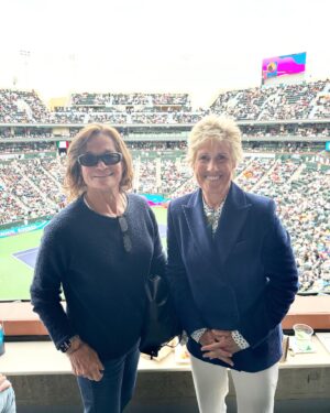 Diana Nyad Instagram - Bonnie and I are massive tennis freaks. Lucky to catch the matches out in the desert at Indian Wells this weekend. All the top players in the world, just like witnessing a Grand Slam, but in a much more intimate setting. As I say, we consider ourselves very lucky.
#tennisparadise