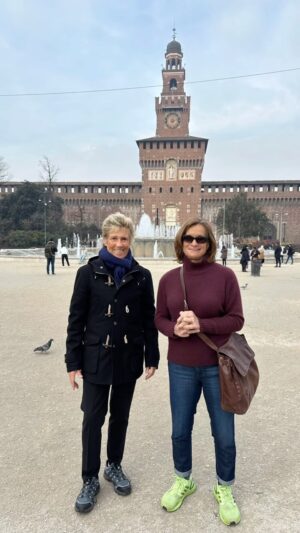 Diana Nyad Instagram - Ciao a tutti (hello everyone). We have just arrived in Milano. Took a tour of Leonardo’s Last Supper. And the adventure just begins!