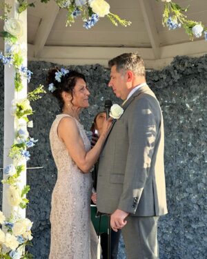 Diana Nyad Instagram - My wonderful little sister Liza married her life love David last night. They now sail toward their North Star together. As are they, I am bursting with joy.