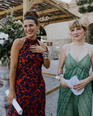 Diana Gómez Instagram - Encara de ressaca emocional d’aquest dia tan preciós. Gràcies @galetagassol i @adaspu86 per fer-nos partíceps d’aquest moment i d’aquesta festassa que vau muntar! ❤️✨🎉🌾
.
.
👗 @forte_forte 
💅🏽 @alma_sabadell