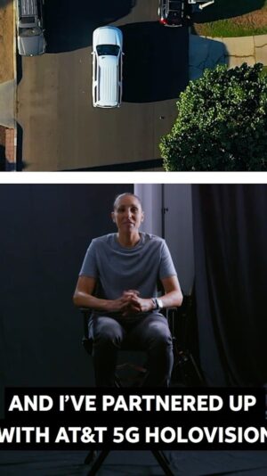 Diana Taurasi Instagram - Excited to play a very small part in @patwilliams journey to the @nba. Thank you to #ATT5G HoloVision for making it all possible. The future is now. #ATTAthlete