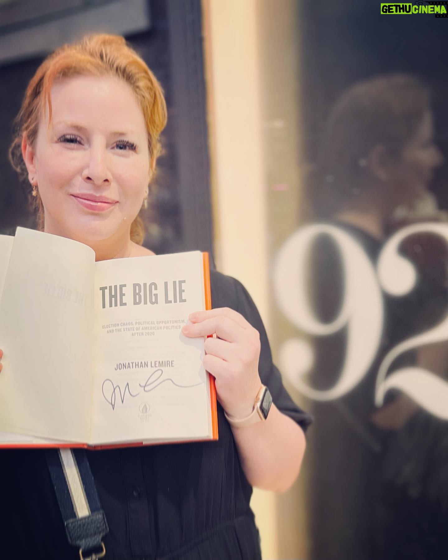 Diane Neal - 1K Likes - So much fun at the @92ndstreety hearing #mikebarnicle moderate a chat with #jonathanlamire about his new book #thebiglie