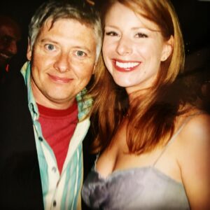 Diane Neal Instagram - This was one of the only times I was ever #starstruck, when I met (and some would say “harassed”) @davefoley my hero from #kidsinthehall at an @nbc party. He’s my #wcw
