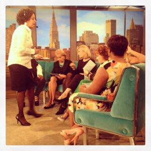 Diane Sawyer Instagram - "Taking some time to enjoy The View." Thanks for having me on this morning.