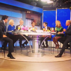 Diane Sawyer Instagram - Pretty great morning @goodmorningamerica
