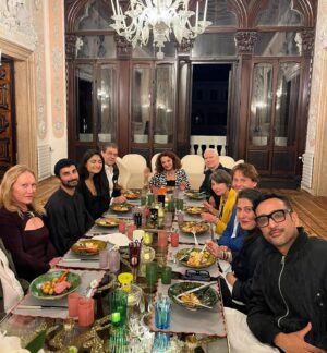 Diane van Fürstenberg Instagram - When artist, musician, economist. Nobel prize winner, publisher, historian , Oscar winner film maker, museum director and designers get around a colorful meal things happen . Can they elevate the debate and hopefully make an impact ? We try ! ❤️🙏