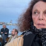Diane van Fürstenberg Instagram - We could not see the eclipse in Venice … so we watched the sunset and saw the rest on television !!