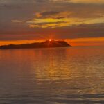 Diane van Fürstenberg Instagram - When the sun goes down and the day does not want to let go …. Scottish evening ❤️🙏❤️