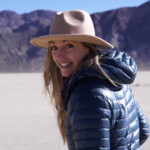 Dianna Cowern Instagram - Did you know the Badwater Basin in Death Valley is the lowest point in the contiguous U.S. at 282 ft. below sea level? And it is only roughly 80-85 miles from the highest point, Mount Whitney. This is a little throwback to when Dianna went to Death Valley to explore the mysterious moving rocks at the Racetrack Playa. #PhysicsGirl #geology #deathvalley #theracetrackplaya #badwaterbasin #SailingStones #mystery #geologymystery