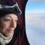 Dianna Cowern Instagram - Still reliving my visit to the US Navy’s Arctic Ice Camp in March. Living on an ice camp meant eating freeze dried eggs and peeing in a bag. Getting to the ice camp meant riding in a propeller plane with the Royal Canadian Air Force. All of it was insane. The 3 beautiful photos of the camp were taken by @sethbkoenig. Full video on my YouTube channel!!