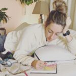 Dianna Cowern Instagram - On my worst #longcovid days, I feel like I’ve just come down from a massive adrenaline rush. I can’t even watch TV, I’m too tired and can’t focus. But doodling helps pass the hours!
