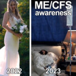 Dianna Cowern Instagram - May 12th was ME/CFS awareness day. Dianna Cowern's ME/CFS was triggered last year after she contracted COVID on her honeymoon. 1 year later she is bed-ridden 24 hours a day. Kyle takes care of her full time, and this week they are celebrating the 1 year anniversary of their wedding. Millions of Americans continue to suffer from ME/CFS, and an estimated tens of millions of people around the world are affected. The Physics Girl office has been closed down, and her science exploring Youtube channel is on hold. While ME/CFS awareness week continues, we'll keep Dianna and those suffering from chronic fatigue in our hearts. The road to recovery is long, hang in there Dianna. #MECFS #notaflu #longcovid #chronicfatigue #CFS