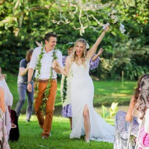 Dianna Cowern Instagram - (By Kyle) today we celebrated our 1 year wedding anniversary. A year ago, we never imagined our lives would be like this. Everything changed so quickly and so drastically. A year ago we were in Kauai getting married, and a few weeks later back home running a half marathon together. Now, Dianna hasn’t been able to get out of bed for months. 

Something else that has changed over the last year is our love for each other. But for the better. 

We’ve grown so much closer in our first year of marriage. We’ve learned how to care for each other in extreme and depressing circumstances. We make each other laugh and smile for just a moment everyday, no matter the pain and no matter how bleak it seems at times. Dianna is such a warrior, and we’re working each day towards recovery - whatever that ends up looking like for us. 

Luckily, today was a “good” day and we got to share some smiles and hugs, and she even was able to read the short card I got her without crying too much 🥲. 

I hope we have more good days coming, and that we get to celebrate the “in health” part of our marriage soon. But either way, we’re lucky to be together. 

Finally, we couldn’t be where we are mentally, physically or emotionally without the incredible support we’ve gotten from our friends, family, and from so many people who simply want Dianna to get better. It’s truly amazing, and we thank you all from the bottom of our hearts. 

#longcovid #mecfs