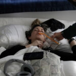 Dianna Cowern Instagram - Some images of Dianna. This week she is feeling very sick, but seemingly stable. And the amazing support from you guys online is going to help her get the help she needs. These images are taken from the video Simone Giertz made on her channel this week. If you'd like to support Dianna during her recovery, you can do so at patreon.com/physicsgirl #longcovid #MECFS #notaflu #PhysicsGirl