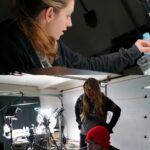 Dianna Cowern Instagram - Throwback photos from Fall of 2019. Dianna reached out to her friend Darren from GizmoSlip to ask if we could use his high speed camera to help film a few scientific demonstrations. We spent 2 days capturing the Leidenfrost effect, a ballistic ping pong ball vacuum cannon, and the incredible strength of cavitation all at 18,000 frames per second. Full video on the ping pong cannon, and the Leidenfrost effect - youtube.com/watch?v=rk-6wHimbUs&t=1s&ab_channel=PhysicsGirl Full video on cavitation - https://www.youtube.com/watch?v=jbgvQNhFDTo&t=61s&ab_channel=PhysicsGirl #physicsgirl #phantom #phantomcamera #behindthescenes #science #youtuberlife