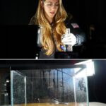 Dianna Cowern Instagram - Throwback photos from Fall of 2019. Dianna reached out to her friend Darren from GizmoSlip to ask if we could use his high speed camera to help film a few scientific demonstrations. We spent 2 days capturing the Leidenfrost effect, a ballistic ping pong ball vacuum cannon, and the incredible strength of cavitation all at 18,000 frames per second. Full video on the ping pong cannon, and the Leidenfrost effect - youtube.com/watch?v=rk-6wHimbUs&t=1s&ab_channel=PhysicsGirl Full video on cavitation - https://www.youtube.com/watch?v=jbgvQNhFDTo&t=61s&ab_channel=PhysicsGirl #physicsgirl #phantom #phantomcamera #behindthescenes #science #youtuberlife